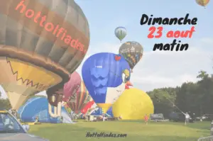 Vol en montgolfière Ardennes au levé du soleil – Hottolfiades 23 août 2026