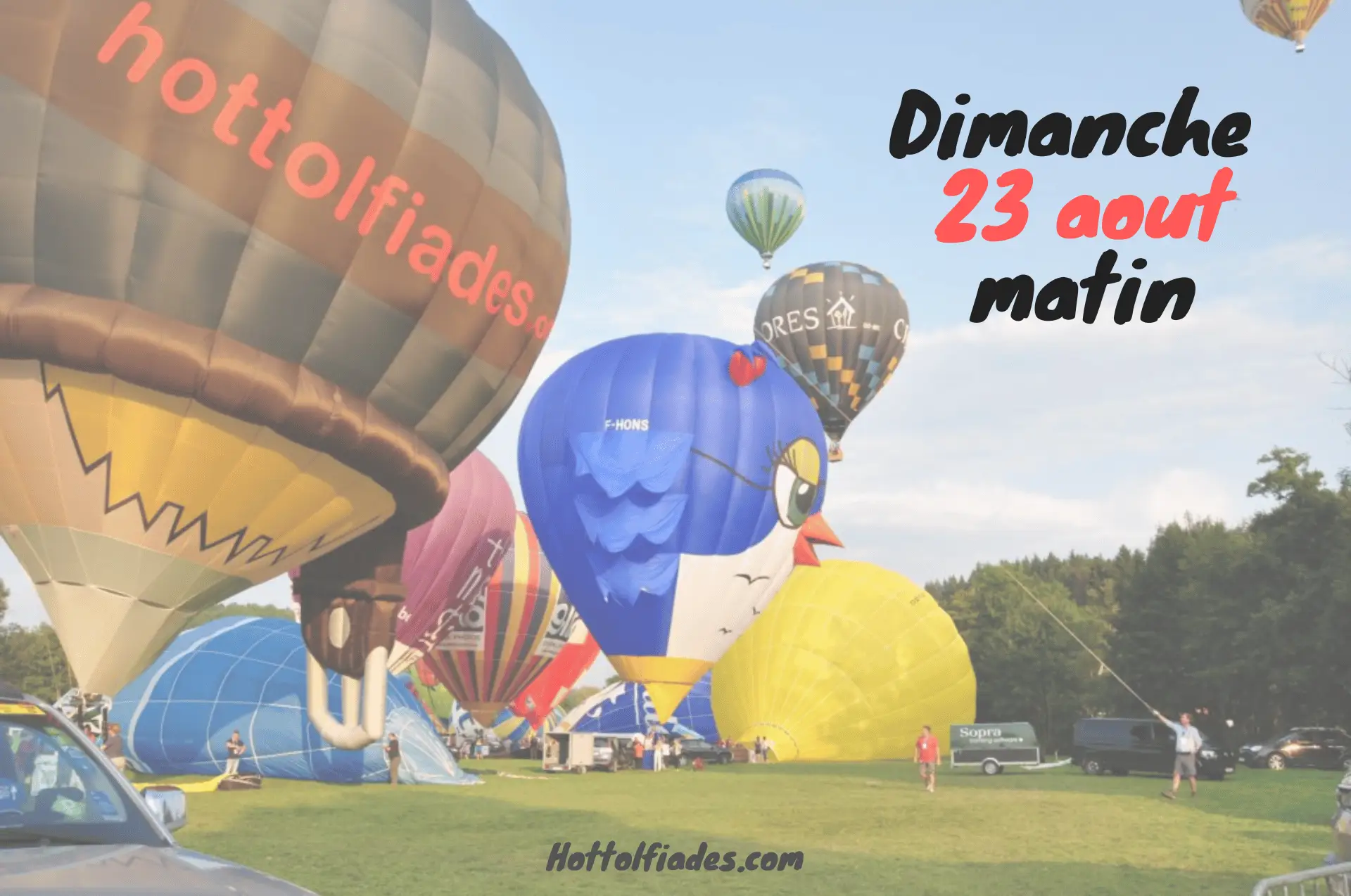 Vol en montgolfière Ardennes au levé du soleil – Hottolfiades 23 août 2026
