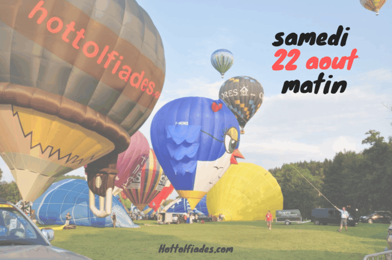 Vol en montgolfière Ardennes au levé du soleil – Hottolfiades 22 août 2026