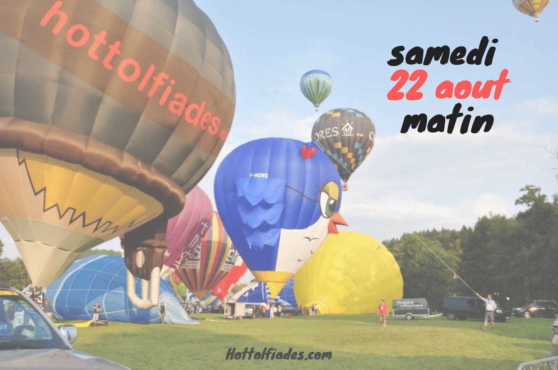 Vol en montgolfière Ardennes au levé du soleil – Hottolfiades 22 août 2026